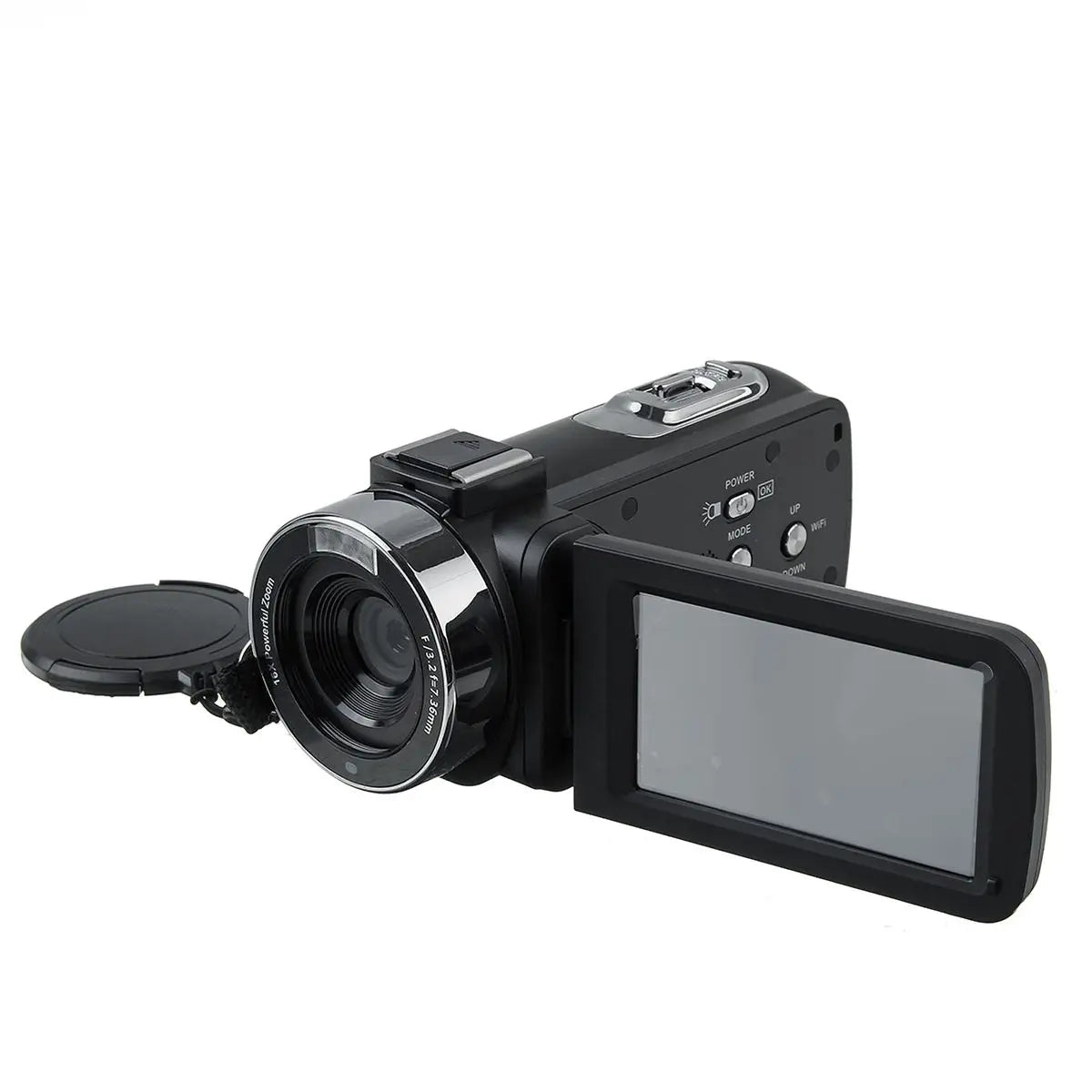 4K Ultra HD Video Camera 30MP WiFi DV Camcorder Digital Video Camera 270 Degree Rotation Touch Screen 16X Digital Zoom Camera