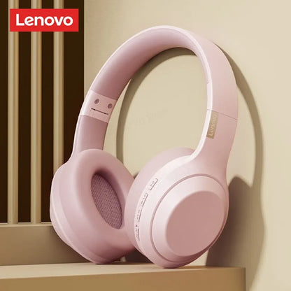 Lenovo TH10 Wireless Bluetooth Headset HIFI Stereo Earphones Foldable Over Ear Earbuds Sports Game Headphones with Microphone - Universal Market