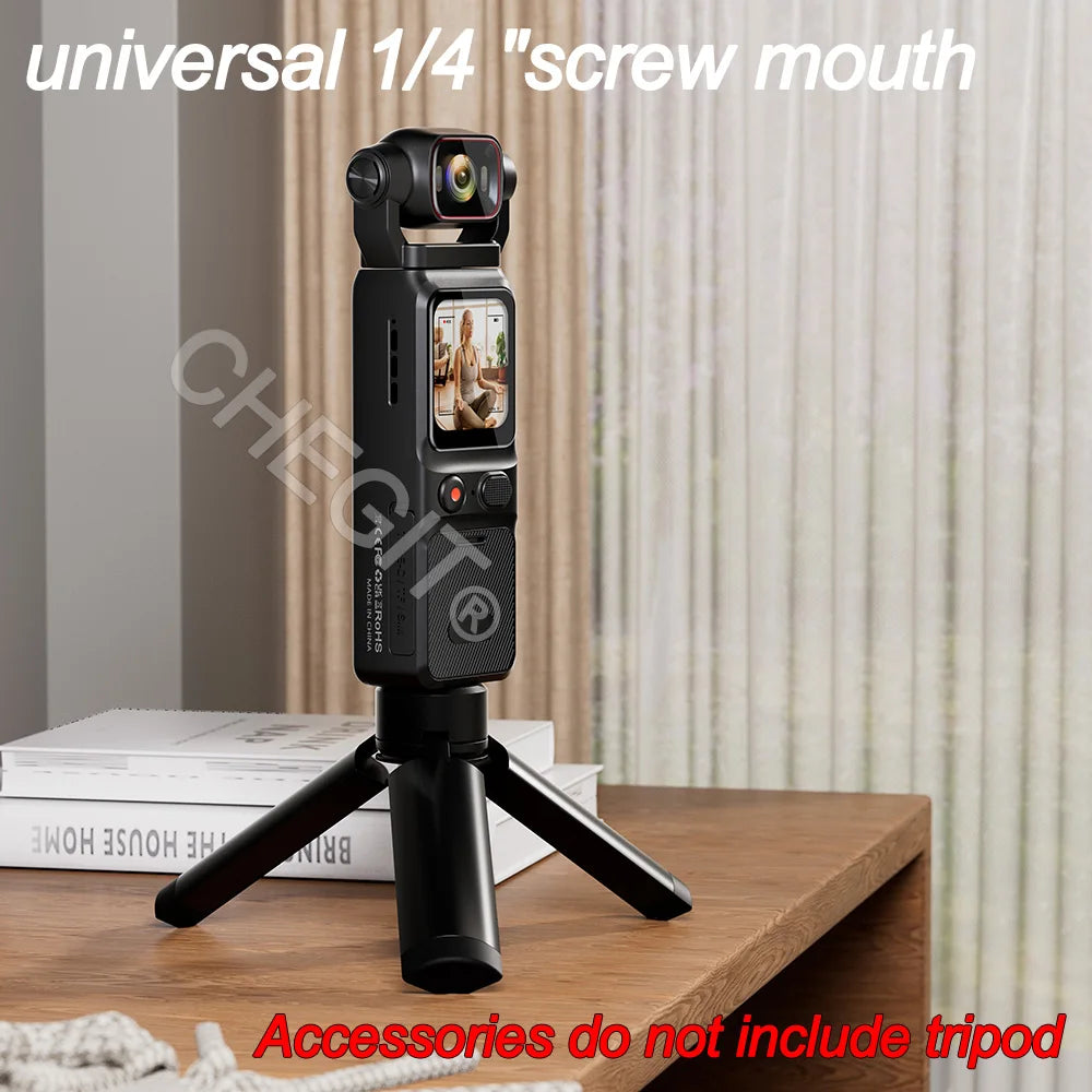 Real 4K Touchscreen Pocket Camera WIFI Outdoor DV 180°Rotatable UHD Anti-shake Bodycam Sports Action Portable Security Recorder