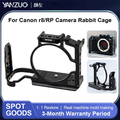 Suitable For Canon Eos R8 Rp Camera Case With Canon 1/4 Screw Hole Camera Bracket For Canon Eos R8 Camera Cage