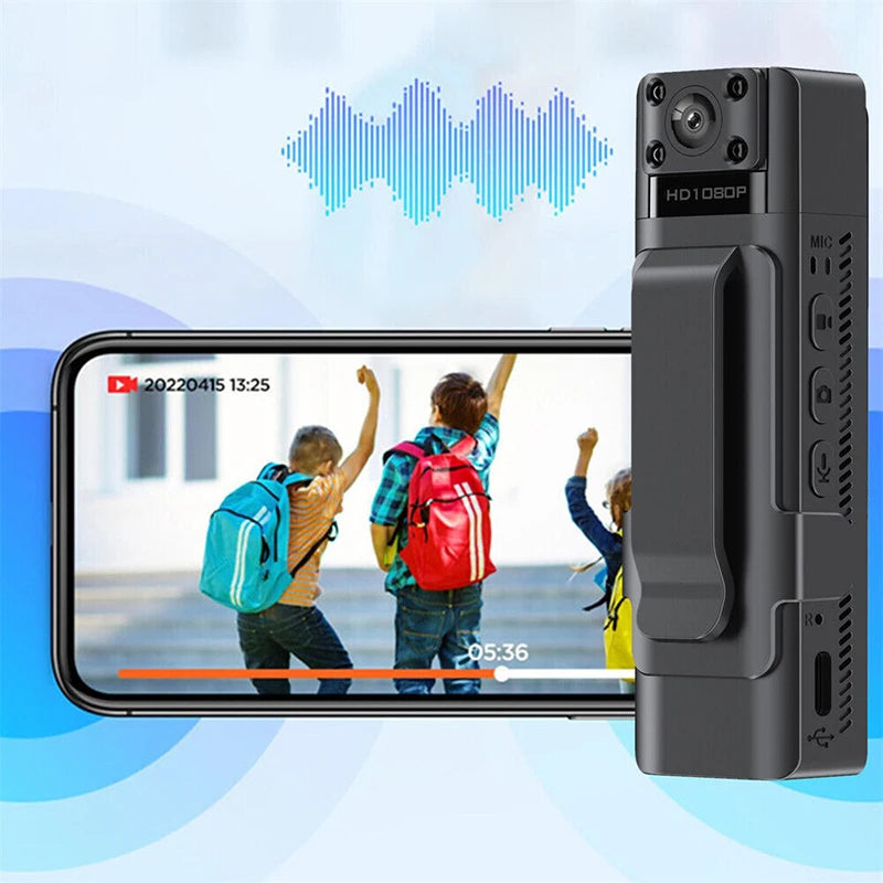 Xiaomi NEW Wifi Hotspot Mini Camera 4K Portable Digital Video Recorder Body Camera Night Vision DVR Miniature Camcorder - Universal Market