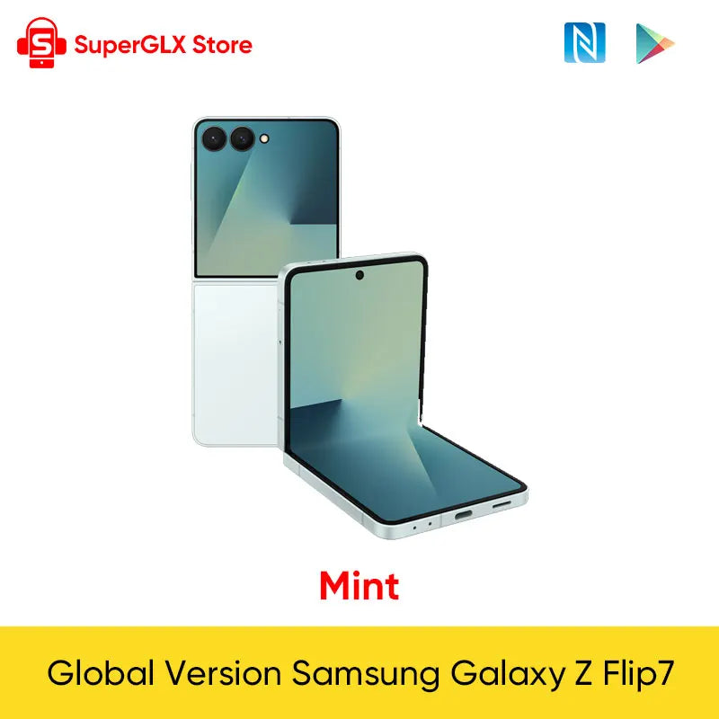 2025 New Samsung Galaxy Z Flip7 Foldable AI Smartphone Exynos 2500 6.9" Dynamic AMOLED Display 50MP Camera for Selfies 4300mAh