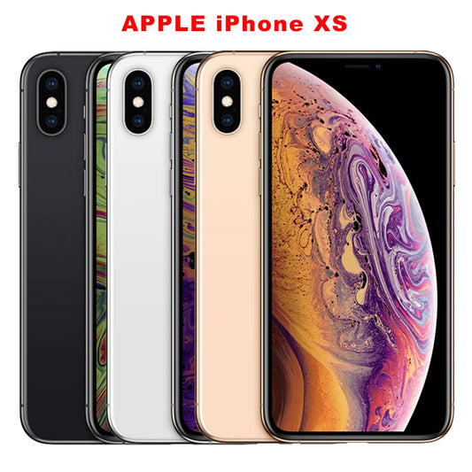 Original Apple iPhone XS  Mobile Phone Face ID NFC 5.8" 4GB RAM 64GB/256/512GB ROM 12MP+7MP A12 Hexa-Core iphone xs cellphone - Universal Market