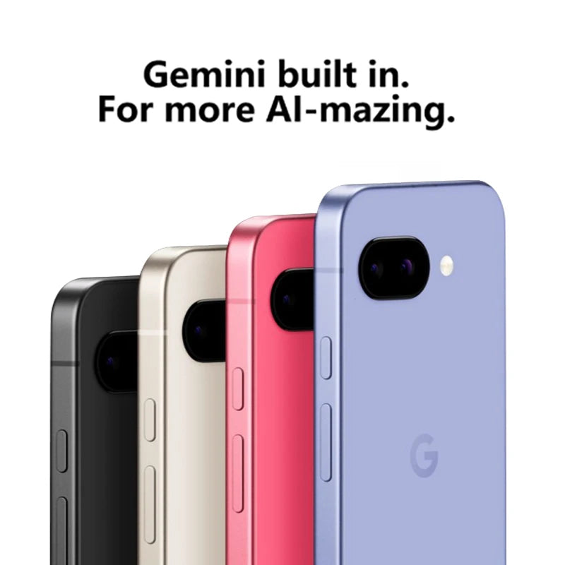 Brand New Google Pixel 9a 6.3" 1080 x 2424 pOLED 120Hz 5100mAh Wired Google Tensor G4 Titan M2  8G RAM 128 / 256G Smartphone