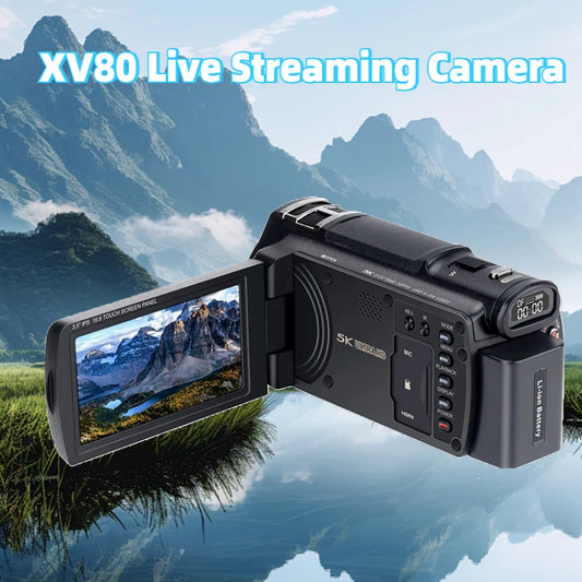 XV80 4K Digital Camcorder 3.5'' Touch Screen 12X Optical ZoomLive Streaming&APP Control for Vlogging,Photography&Video Recording - Universal Market