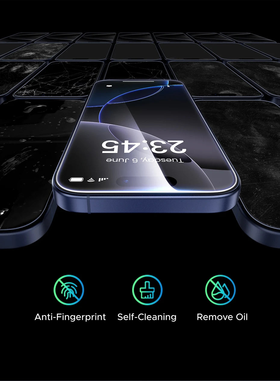 UGREEN Screen Protector For iPhone 17 Pro Full Cover Tempered Glass For iPhone 17Pro Max Air 16 Pro Camera Lens Protectors