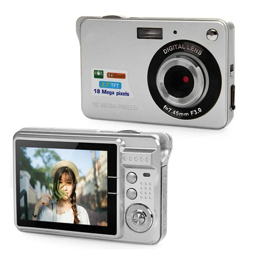 Portable Digital Camera 1080P Video Camcorder 48MP Photo 8X Zoom Anti-shake 2.7 Inch Large TFT Screen USB Charge with Carry Bag - Universal Market