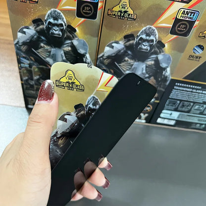 King Kong Gorilla Privacy Screen Protector For iPhone 11 12 13 14 15 Pro Max Anti-spy Tempered Glass For iPhone X XS Max 13 Pro