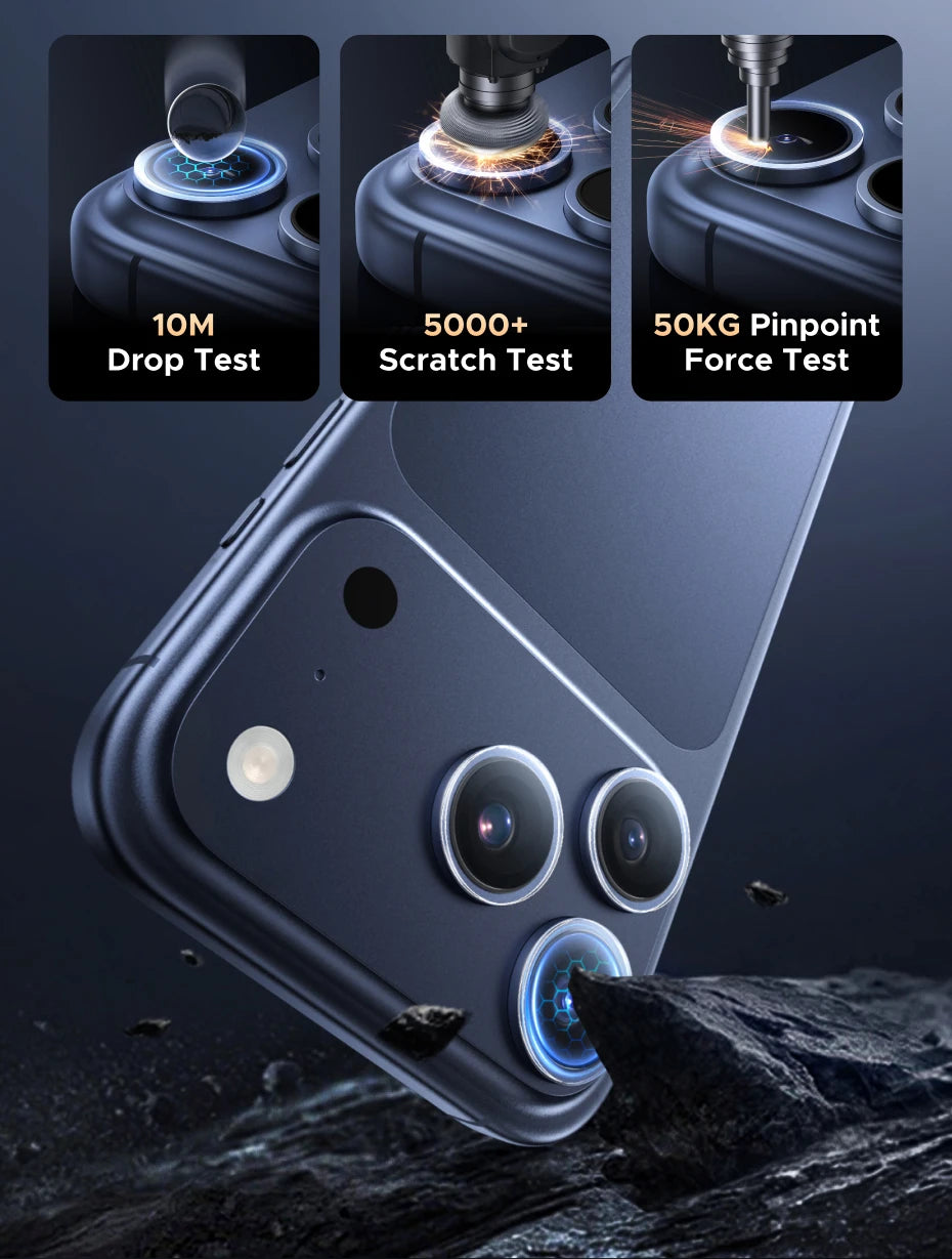 UGREEN Screen Protector For iPhone 17 Pro Full Cover Tempered Glass For iPhone 17Pro Max Air 16 Pro Camera Lens Protectors