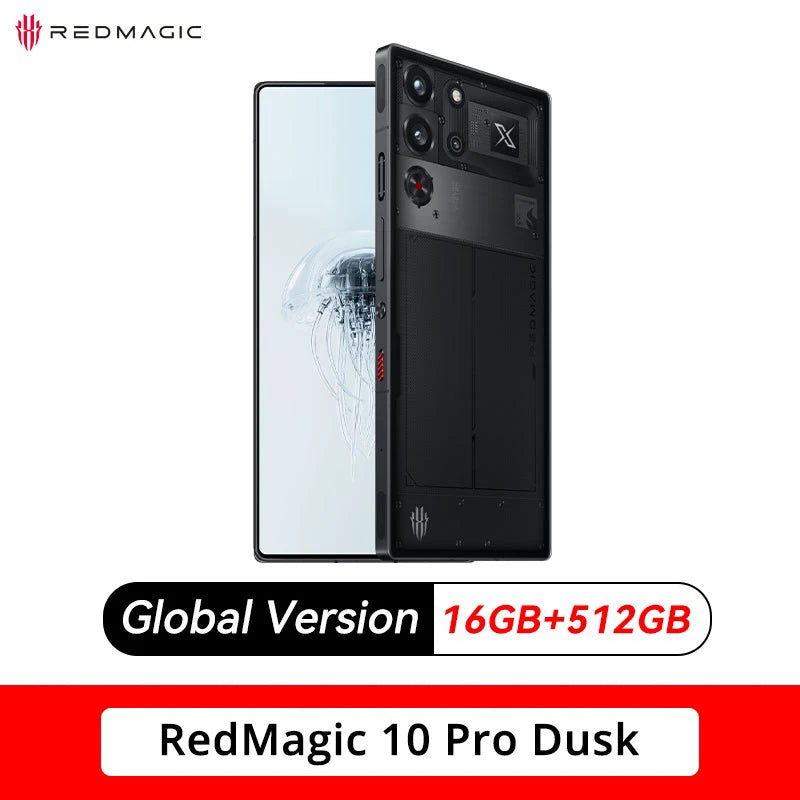 Original Global Version RedMagic 10 Pro 5G Gaming Phone 6.853" Snapdragon 8 Elite 7050mAh 80W Charge 50MP NFC