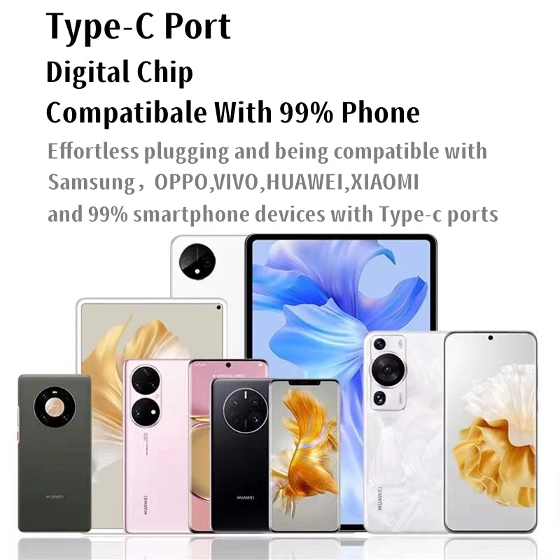 Original Headphones For Xiaomi 15 14 13 12 11 10 Pro Redmi Note K50 Samsung Huawei TypeC Wired Earphone 3.5mm AUX In-Ear Earbuds - Universal Market
