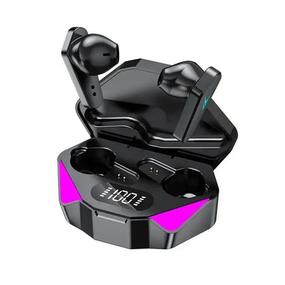 X15 TWS Gaming Earbuds Wireless Bluetooth Earphones With Mic Bass Audio Sound Positioning 9D Stereo Music HiFi Headset For Gamer - Universal Market
