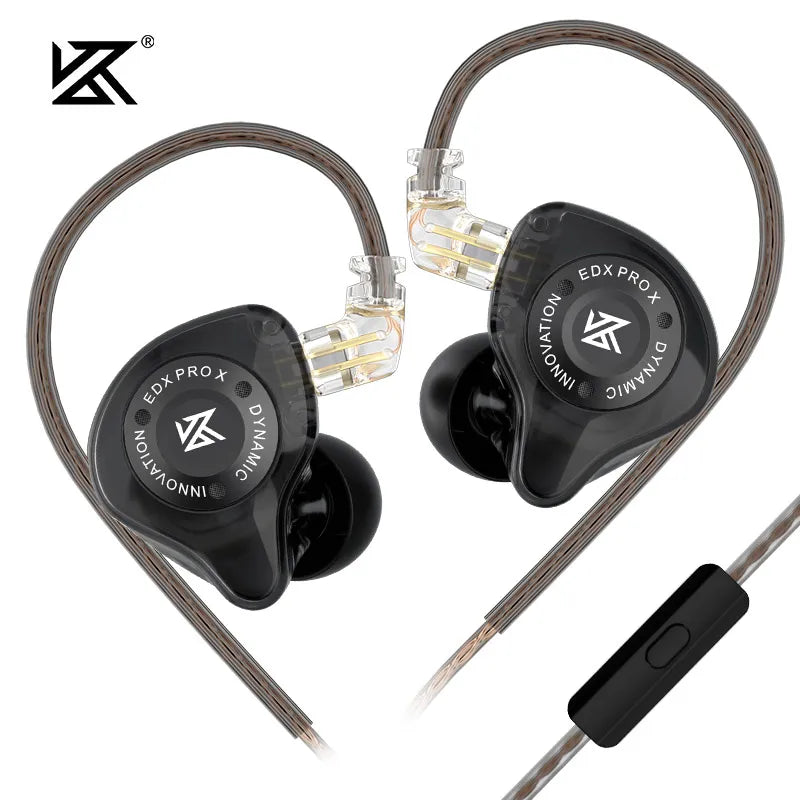 KZ EDX PRO X In Ear Dynamic Drive Earphone HIFI Bass Music Earbud Sport Noise Cancelling Headset ZSN ZST  ZS10 pro x  C12 CRA - Universal Market