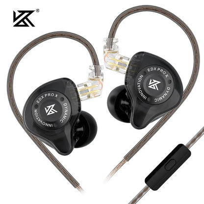 KZ EDX PRO X In Ear Dynamic Drive Earphone HIFI Bass Music Earbud Sport Noise Cancelling Headset ZSN ZST  ZS10 pro x  C12 CRA - Universal Market