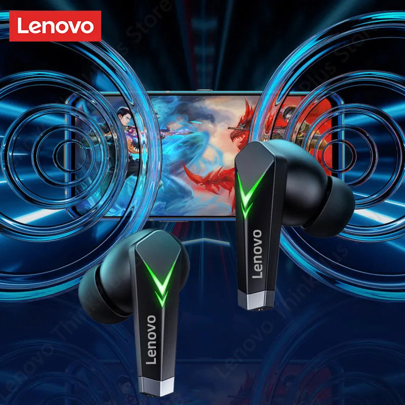 Choice Original Lenovo LP6 TWS Wireless Buletooth V5.1 Earphones Dual Mode Music Gaming Headsets New E-Sports  Headphones - Universal Market