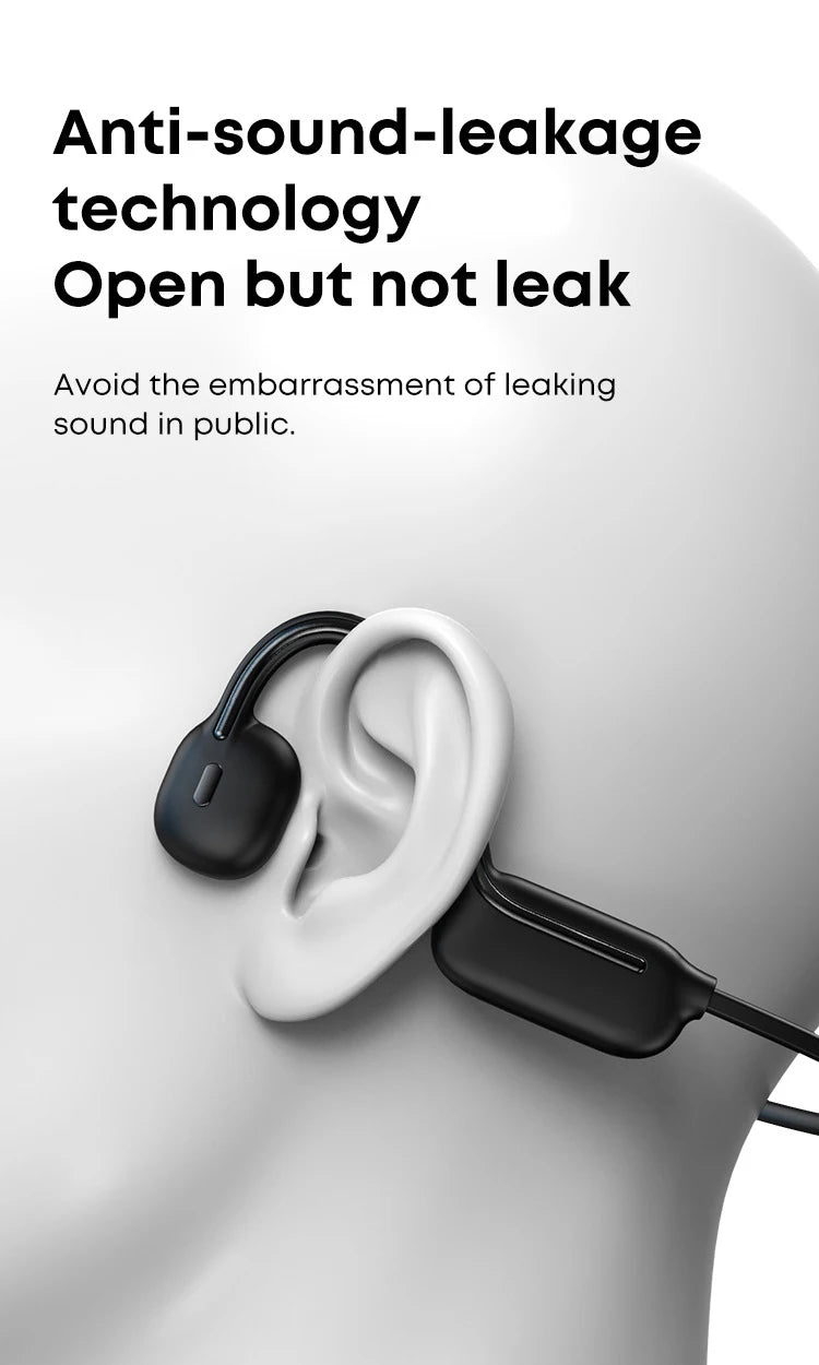Xiaomi Bone Conduction Earphone IPX8 Wireless Open Headset Bluetooth 5.3 Swimming Bluetooth Headphones 32GB MP3 Sports Earbuds - Universal Market