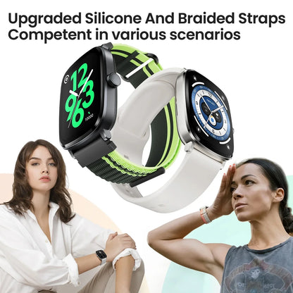 HAYLOU RS5 Smart Watch Men 2.01'' AMOLED Display 24H Health Monitoring Bluetooth Phone Calls AI Voice Assistant Sport Smartwatch