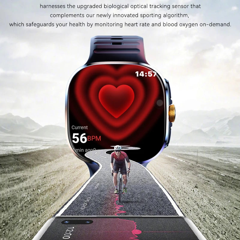 8GB+128GB RAM 5G/4G Android 9.0 Smart Watch 2.4 inch AMOLED 2100mah Battery 900W Camera GPS WIFI Google APPS Download Smartwatch