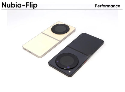 Nubia Flip 5G Global Version Foldable Design Smartphone Android 6.9" 120Hz OLED Folded Screen 50MP AI Dual Camera 33W Charging
