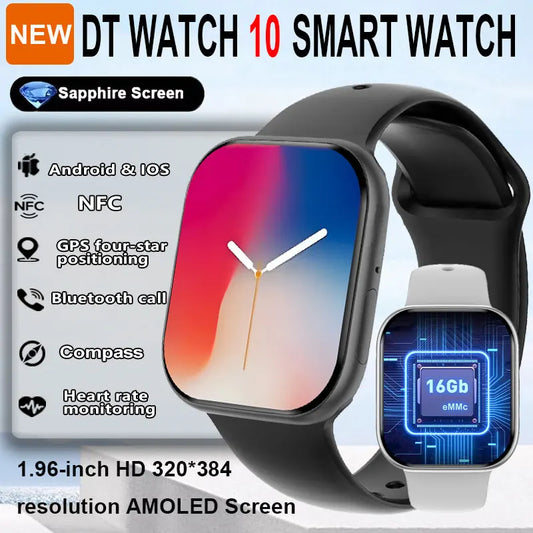 2025 New Series 10 For Apple Watch 10 SmartWatch 16G Memory Music Video NFC Bluetooth Call Waterproof Smartwatch For Android IOS