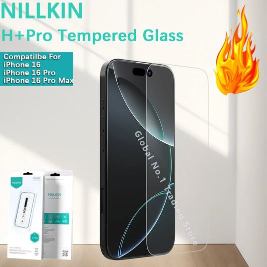 NILLKIN Compatible For iPhone 16 Pro Max/16 Pro H+PRO high-definition tempered transparent tempered glass protective film
