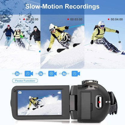Full HD Video Camera Vlogging Camcorder For Youtube Live Stream WIFI Webcam Night Vision 4K 16X Zoom Photography Digital Cameras