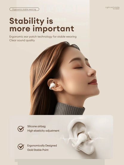 Lenovo LP25 OWS Bluetooth 5.4 Wireless Earphone Long Battery Life Headset Noise Canceling Gaming Headphones HIFI Stereo With Mic - Universal Market