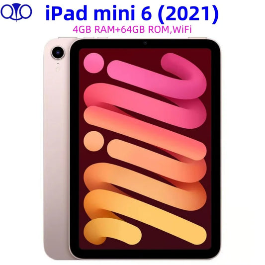 Original iPad mini6 2021 Unlocked Apple iPad WiFi 64GB A15 Bionic iOS 97% New Tablet - Universal Market