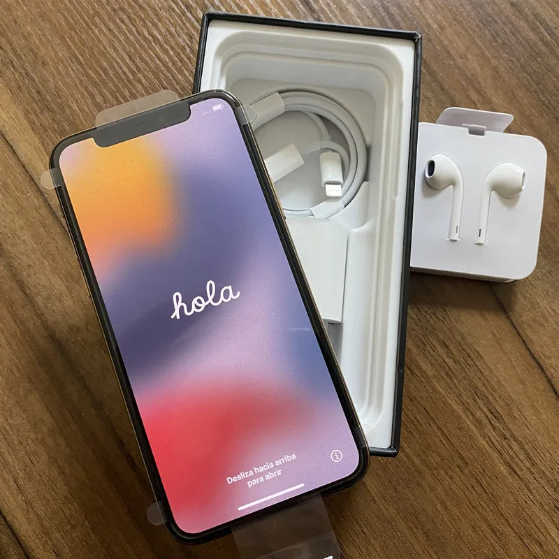 Original  Apple iPhone XS 64GB 256GB ROM 5.8" Factory Unlocked Genuine 5.8 inches IOS Face ID NFC Nano-SIM eSIM - Universal Market