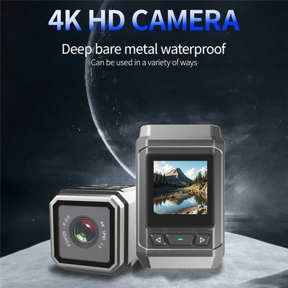 CABE-4K Ultra HD Wireless Wifi Sports Camera With LCD Screen Waterproof Cam Bicycle Cycling Recorder For Motorcyle Riding