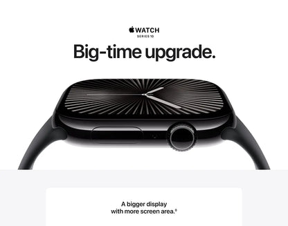Apple Watch Series 10 GPS Smartwatch with Aluminium Case with Sport Band Water Resistant Always-On Retina Display