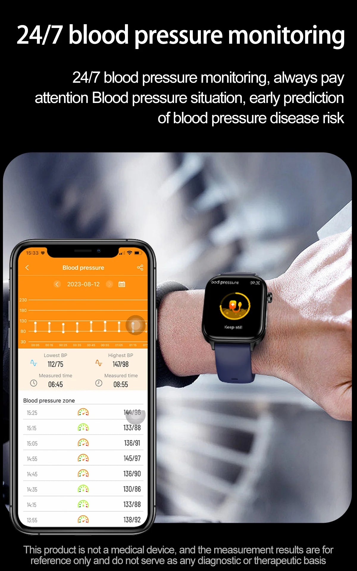 AI Diagnostic Detector Smart Watch Women Blood Lipid and Uric Acid Body Composition Test Women Menstrual Health Tracker 2025 New