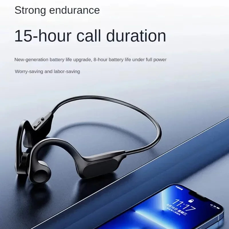 Xiaomi X7 Wireless Bone Conduction Earphone Sport Bluetooth Compatible Memory Card Digital Display With Mic For Sports Earbuds - Universal Market
