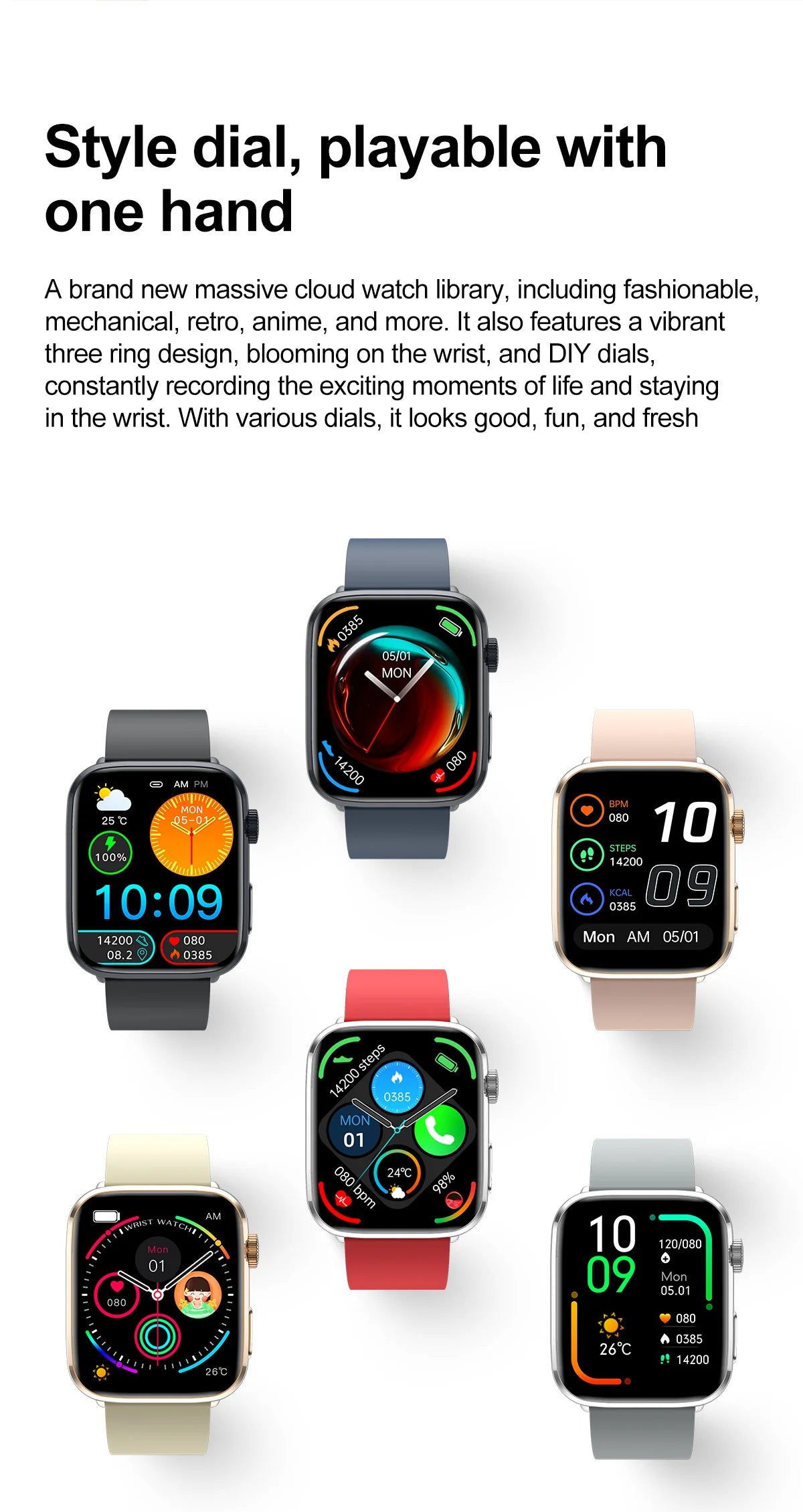 2025 AI Diagnosis NFC Smart Watch Women 1.85 inch AMOLED Blood pressure Heart Rate Temperature BT call Smartwatches Men For IOS