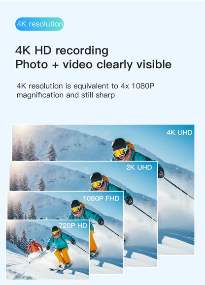 Outdoor Sports Camera In Helmet Motorcycle Bike Sport Mini Filming Bicycle Action 4K Professional Body Cam And Video Cameras Mtb