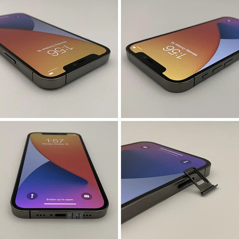Apple iPhone 12 pro 128GB/256GB ROM Unlocked  A14 Bionic Chip With Face ID 6.1" 2532 x 1170 OLED Screen12MP Camera - Universal Market