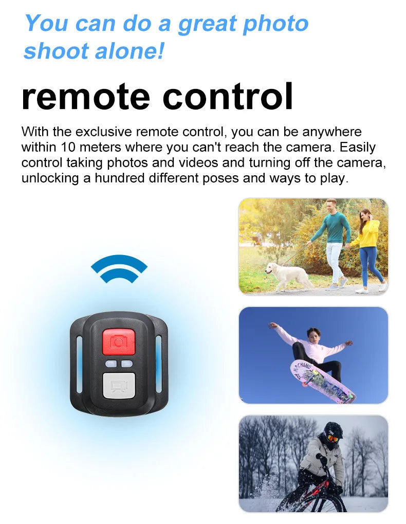 5K HD Outdoor Sports Camera Video Recording Action Shoot Stabilization Underwater Waterproof Photography Cam CarDriving Recorder