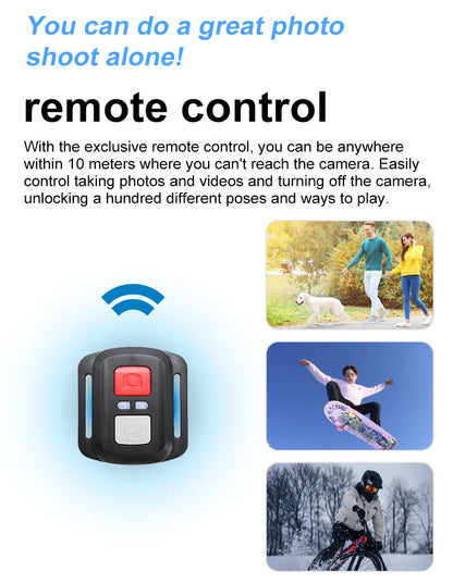 5K HD Outdoor Sports Camera Video Recording Action Shoot Stabilization Underwater Waterproof Photography Cam CarDriving Recorder