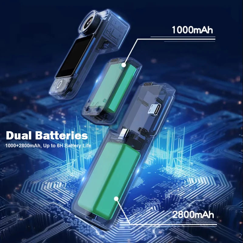 SJCAM C300 Action Camera Long Battery Life 4K 30FPS Six-Axis Gyroscope Anti-Shake Sport Cam 5G WiFi 30M Waterproof Easy To Carry