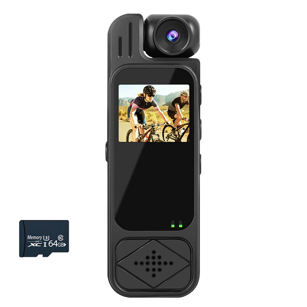 1080P Sports Camera HD Mini Portable Video Recorder Body Camera IR Night Vision Camera For Outdoor Riding Hiking Shooting Record - Universal Market