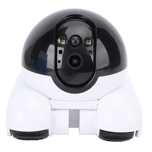 2MP Double Lens Indoor Security Camera 5200Mah Rechargeable Battery APP Remote Control Pet Robot Camera For Cats Dogs