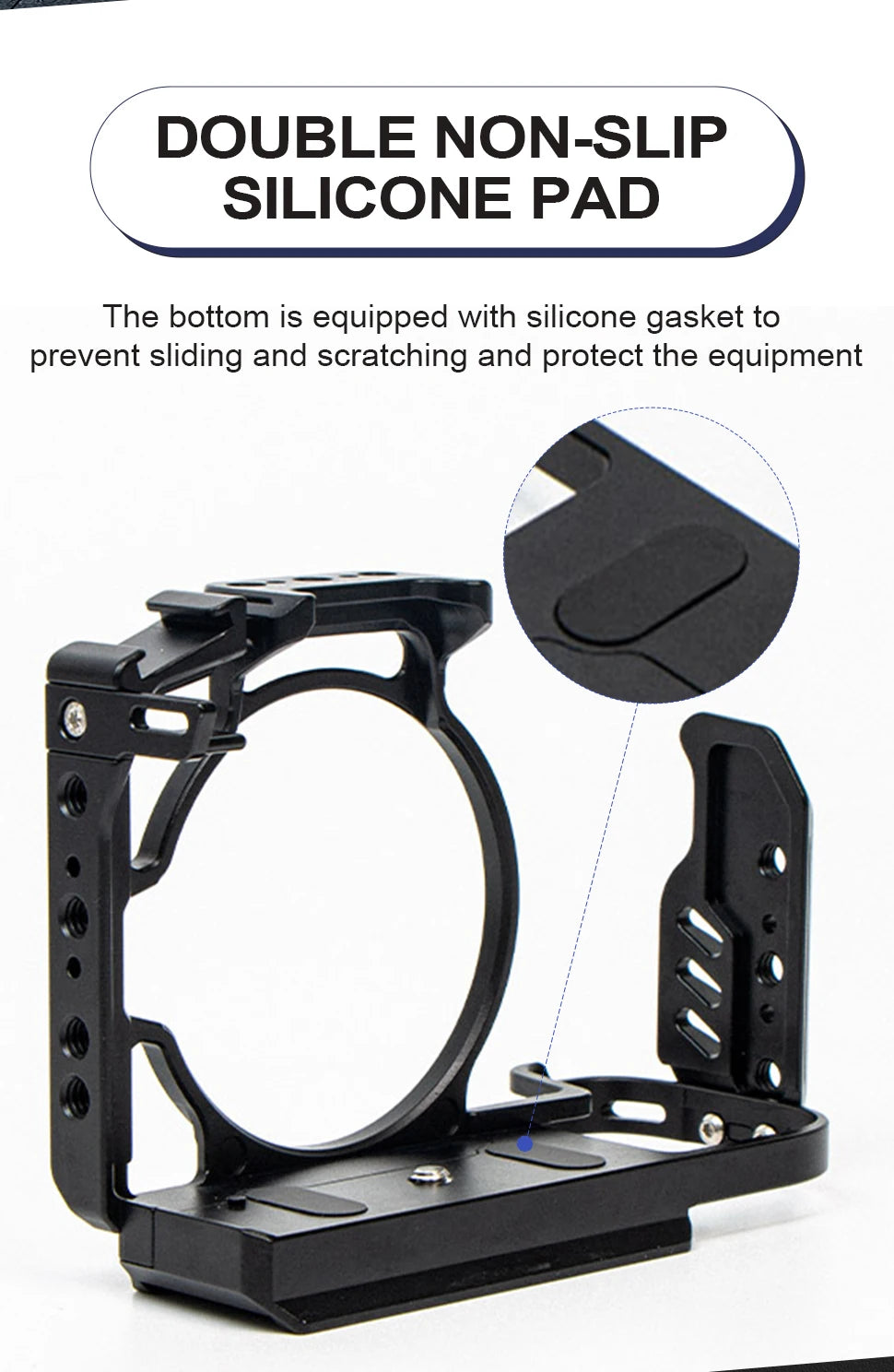 Suitable For Canon Eos R8 Rp Camera Case With Canon 1/4 Screw Hole Camera Bracket For Canon Eos R8 Camera Cage
