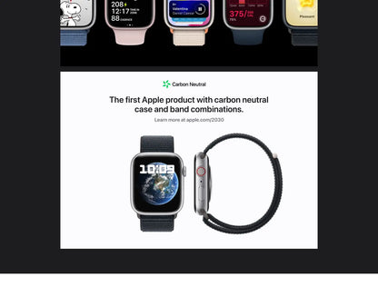 100% Original 2023 NEW Apple Watch Series 9 41mm / 45mm GPS Apple Watch S9 Aluminum Case with Sport Band iOS Smart Watch
