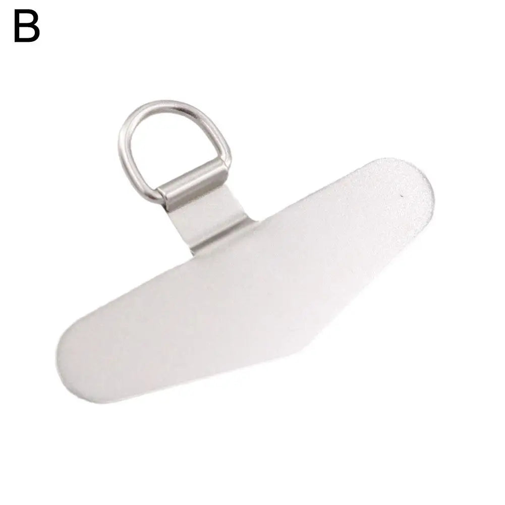 Universal Ultra Thin Steel Phone Lanyard With Metal Gasket Patch Card Clip Strap Hang Cord Tab For Mobile Phon - Universal Market