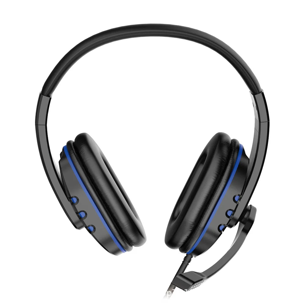 Headphones 3.5mm Wired Gaming Headset Earphones Music For PS4 Play Station 4 Game PC Chat computer With Microphone - Universal Market