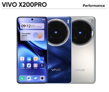 VIVO X200 PRO 5G Dimensity 9400 CPU 6.78 inch AMOLED 120HZ Screen 6000mAh 90W Flash Charger OTA NFC 50MP camera 16GB 512GB/1TB