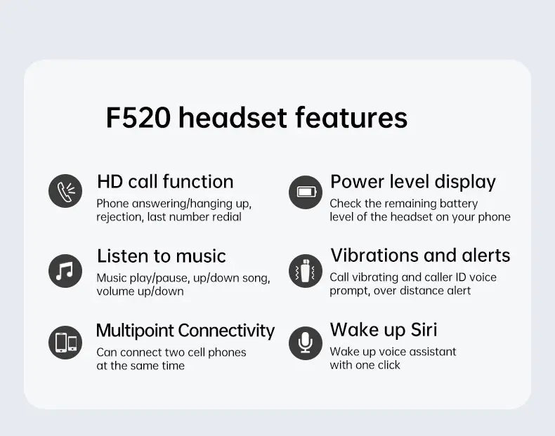 Fineblue F520 Mini Wireless Earphone Bluetooth 5.3 Retractable Headset in Lotus One Ear Calls Remind Vibration Sport Headphone - Universal Market