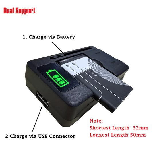 2022 Mobile Battery Charger Universal LCD Indicator Screen USB-Port For Cell Phone Chargers Battery Charging UK EU Plug