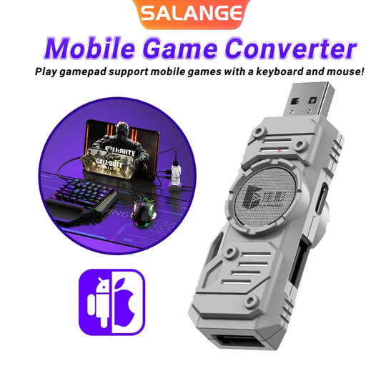 Gamwing M9 Mobile Game Converter - Universal Android iOS Gaming Adapter for Call of Duty Mobile