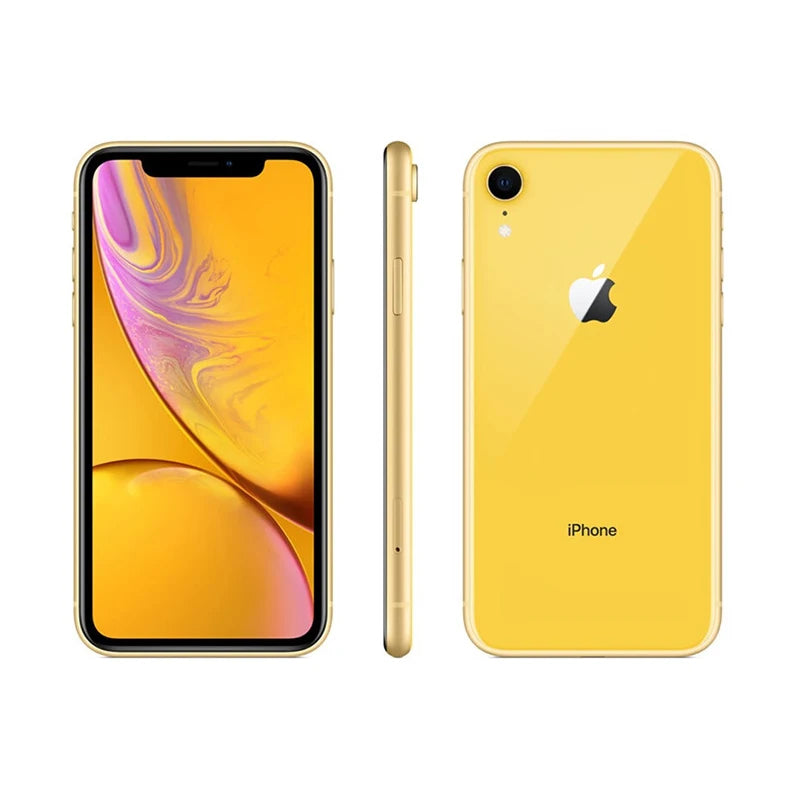 Original Unlocked Apple iPhone XR 4G Mobile 3GB RAM 64GB/128GB/256GB ROM 12MP+7MP 6.1" IPS LCD A12 Bionic Hexa-Core iphone xr